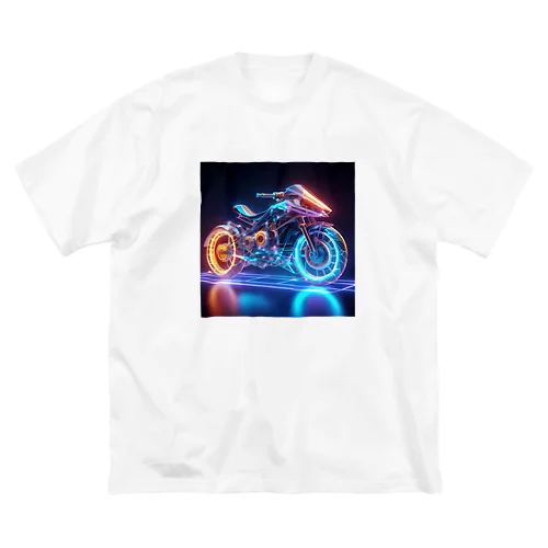 バイクホログラム ビッグシルエットTシャツ