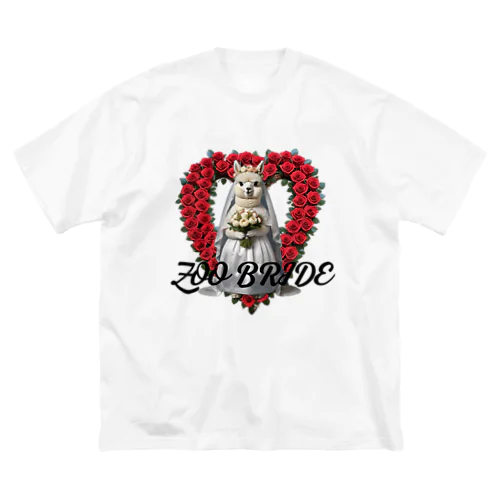 ZOO BRIDE（アルパカ②） ビッグシルエットTシャツ