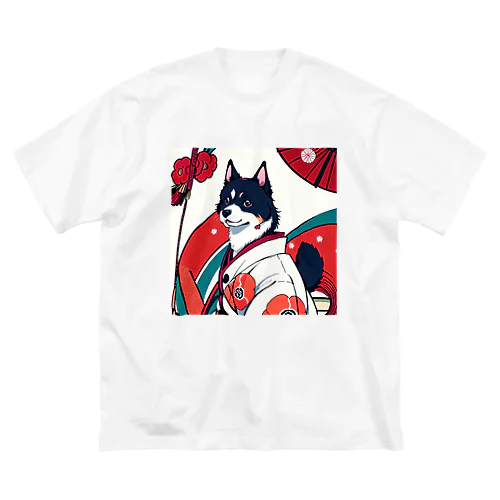 和風わんこ ビッグシルエットTシャツ