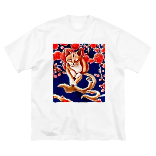 和風猫｢凡｣ Big T-Shirt