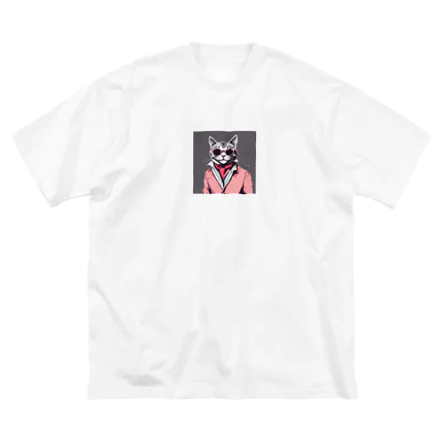 ダンディーねこさん Big T-Shirt