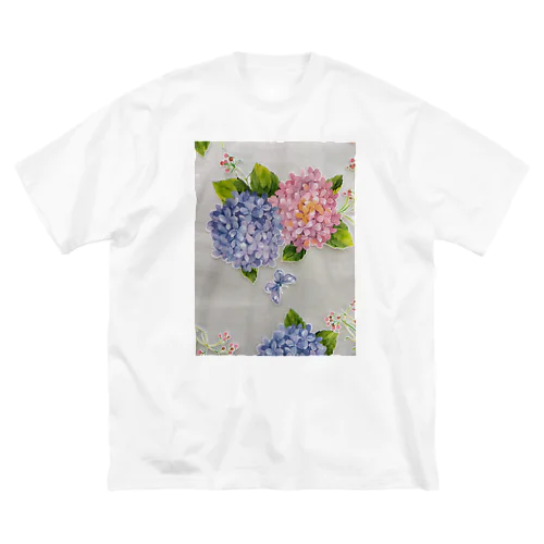 紫陽花 Big T-Shirt