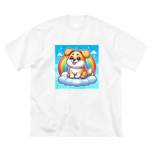 雲に乗った犬 Big T-Shirt