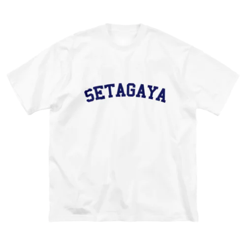 世田谷グッズ　ネイビーロゴ（setagaya item） ビッグシルエットTシャツ