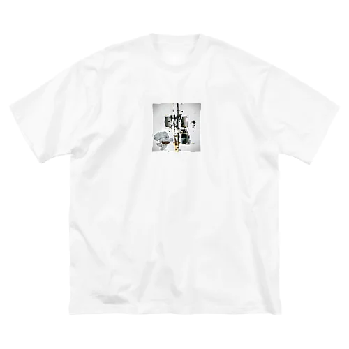 白壁 ビッグシルエットTシャツ