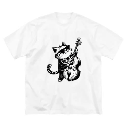 ベーシストキャット ビッグシルエットTシャツ