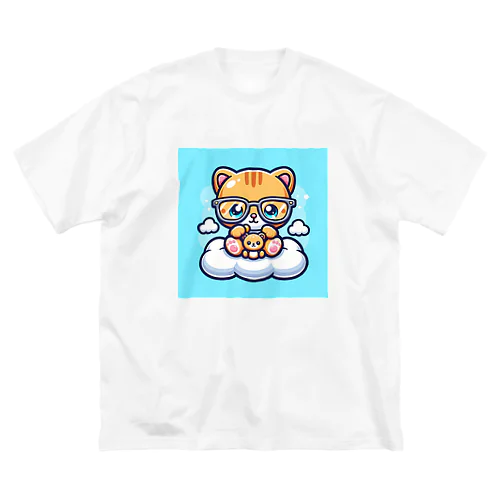 キュートなキャット ビッグシルエットTシャツ