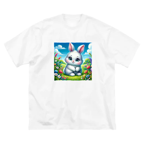 もふもふうさぎ Big T-Shirt