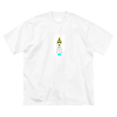 絶叫金髪少女 ビッグシルエットTシャツ