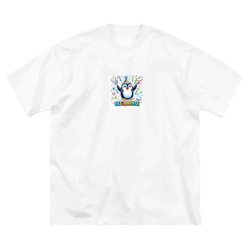 このキュートなペンギンがお祝いムード全開 Big T-Shirt