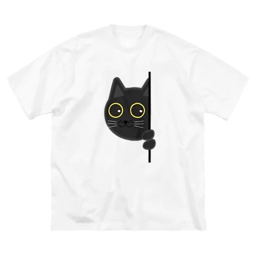 覗き猫 ビッグシルエットTシャツ