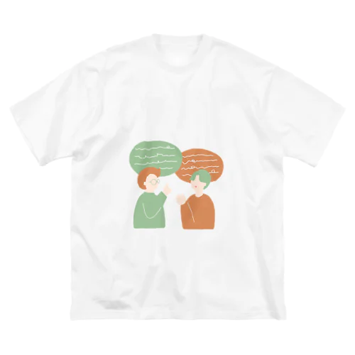 背中で語っちゃうTシャツ ビッグシルエットTシャツ