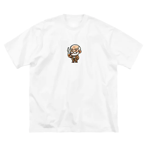 アメリカンBBQのかわいいキャラクター　スモーキー・サム Big T-Shirt