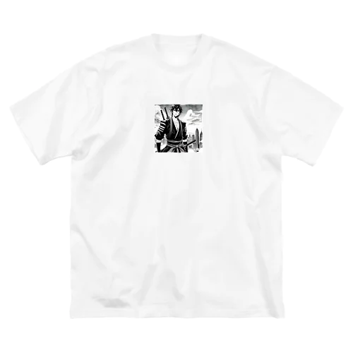 屋上侍 ビッグシルエットTシャツ