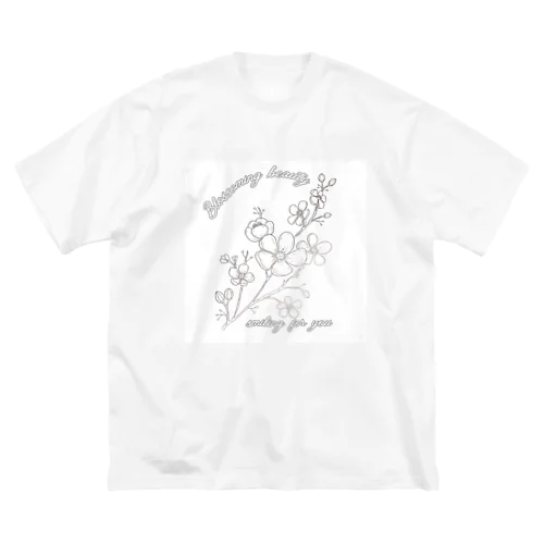 桜の花言葉 ビッグシルエットTシャツ