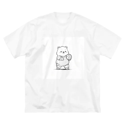 かわいいクマ ビッグシルエットTシャツ