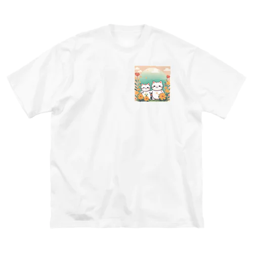 Cutie cat❤︎ ビッグシルエットTシャツ