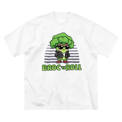 ブロックンロールのブロッコリー ビッグシルエットTシャツ