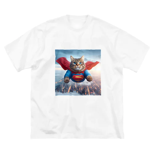 ニャンコヒーロー Big T-Shirt