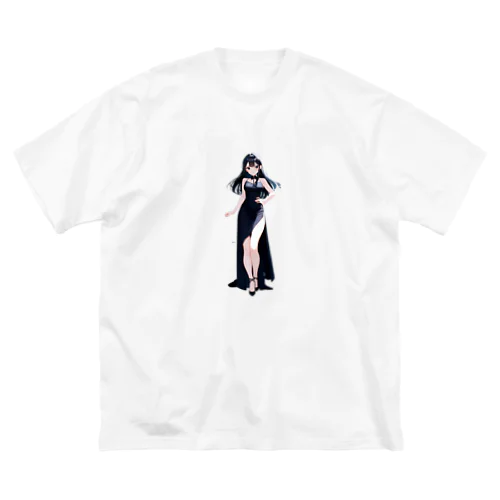 パーティー前の彼女 ビッグシルエットTシャツ