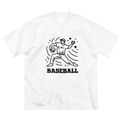 BASEBALL LEFT PITCHER ビッグシルエットTシャツ