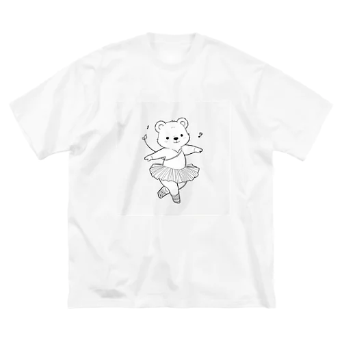 かわいいクマ ビッグシルエットTシャツ