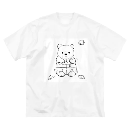 かわいいクマ ビッグシルエットTシャツ