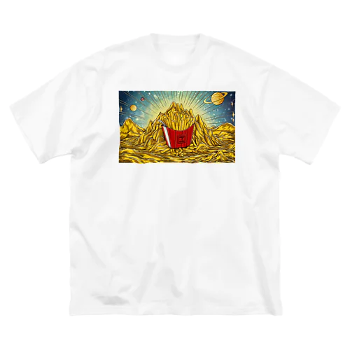 黄金とポテト ー Golden and Potato ー ビッグシルエットTシャツ