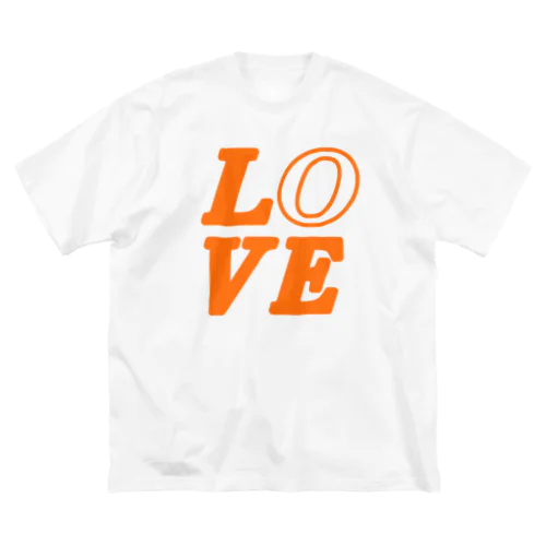 LOVE ロゴ ビッグシルエットTシャツ