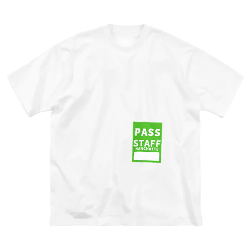 PASS　グリーン Big T-Shirt