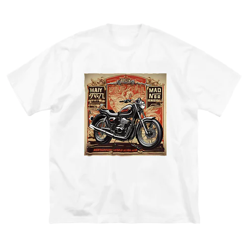 レトロモーターサイクルの魅力 Big T-Shirt