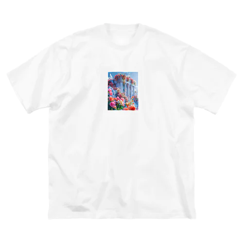 「バラ色の夢の神殿」 ビッグシルエットTシャツ