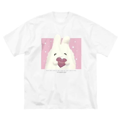 R.I.Pふわもちの友人『愛-pink-』 Big T-Shirt