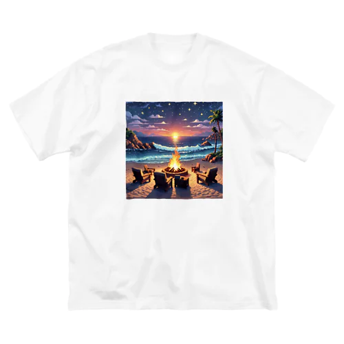 Shoreline Fire Relaxation Big T-Shirt