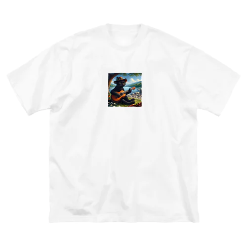 吟遊詩人ネコ「りとぴ」 ビッグシルエットTシャツ