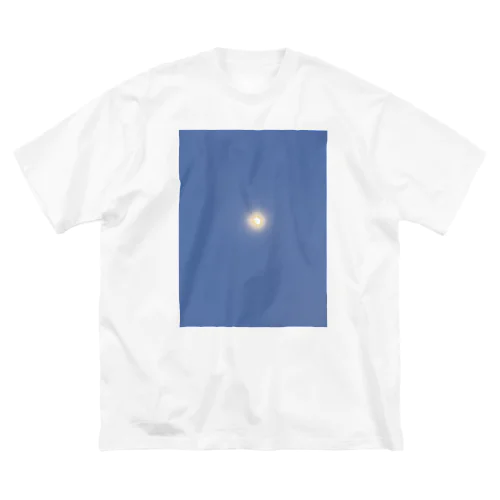月なんだけども月っぽくない ビッグシルエットTシャツ