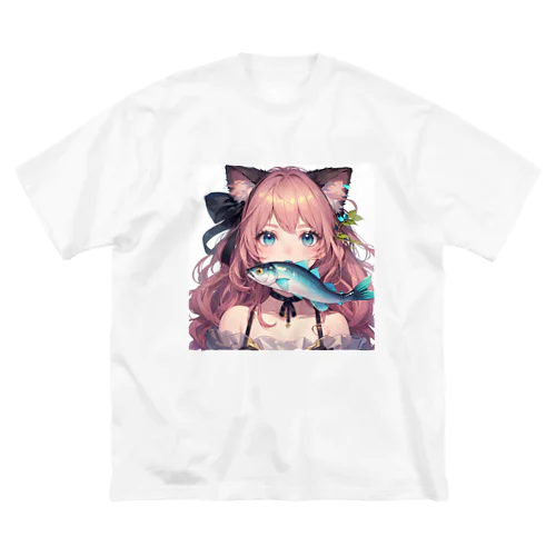 ねこニコばん ビッグシルエットTシャツ