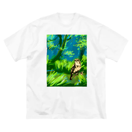 森の中 ビッグシルエットTシャツ