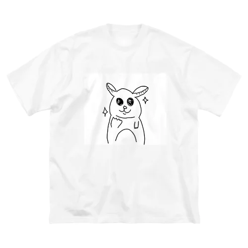 壁ドンチンチラ ビッグシルエットTシャツ