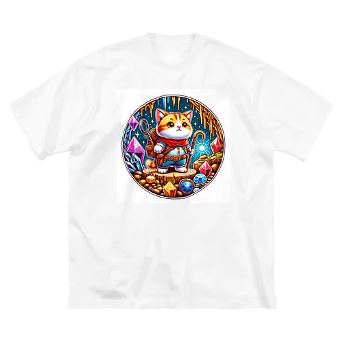 冒険のドワーフキャット Tシャツ - 子ども用 Big T-Shirt