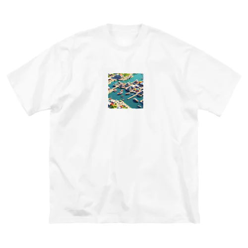 海辺のヨットハーバー Big T-Shirt