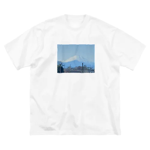 元日の富士山 ビッグシルエットTシャツ