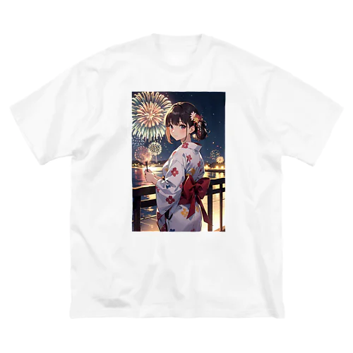 花火デート ビッグシルエットTシャツ