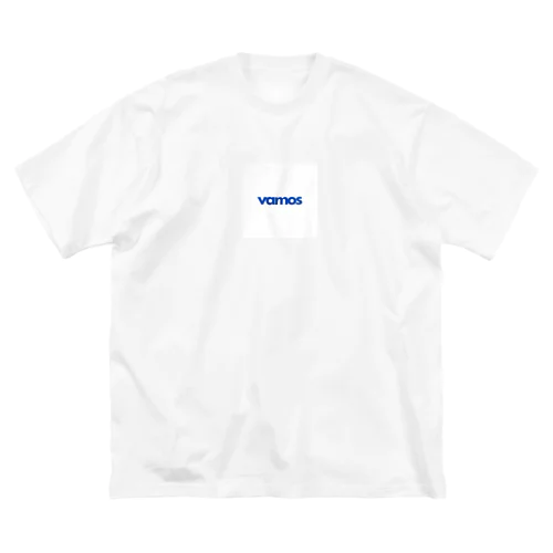 vamos(ブルー) ビッグシルエットTシャツ