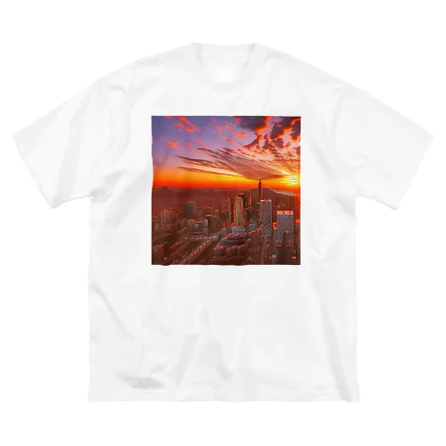 「都会風景」グッズ ビッグシルエットTシャツ