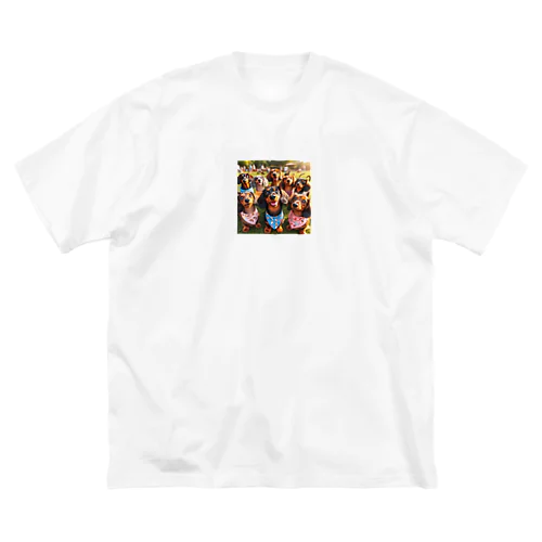 ミニチュアダックスいっぱい！ Big T-Shirt