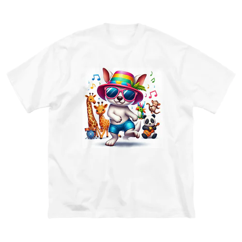 ダンシングアニマル ビッグシルエットTシャツ