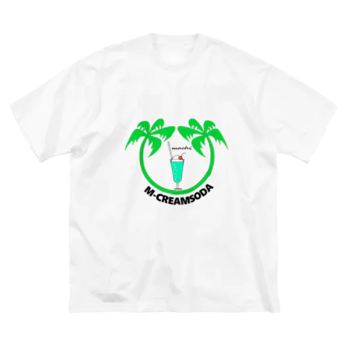 tropicalヤシ カラー ビッグシルエットTシャツ