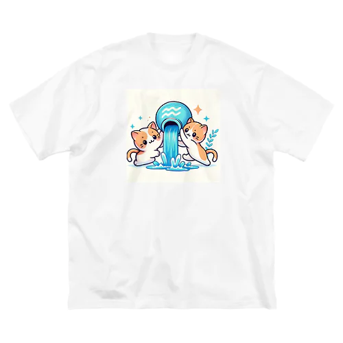 水瓶とネコ Big T-Shirt