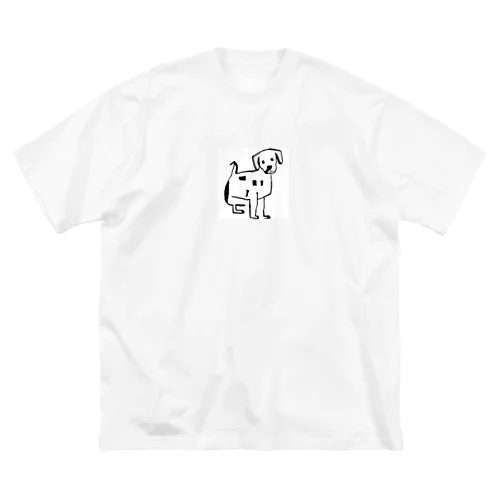 下手くそな犬 ビッグシルエットTシャツ